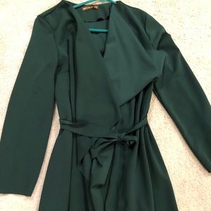 Dark green duster